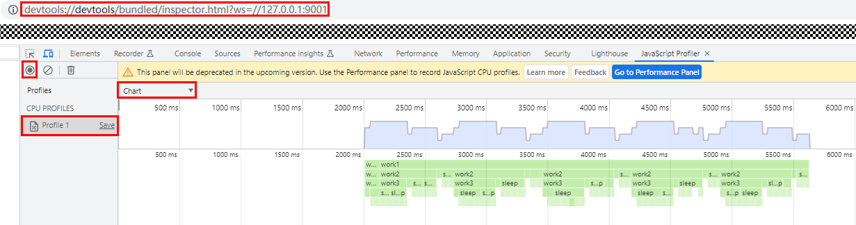 JavaScript Profile View