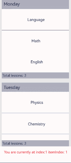 list