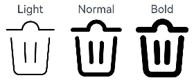 symbolSpan_multi_fontWeight_trash