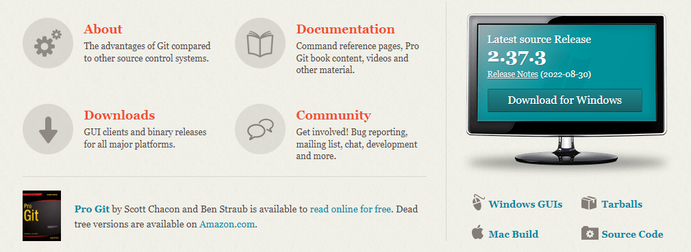 Git official website