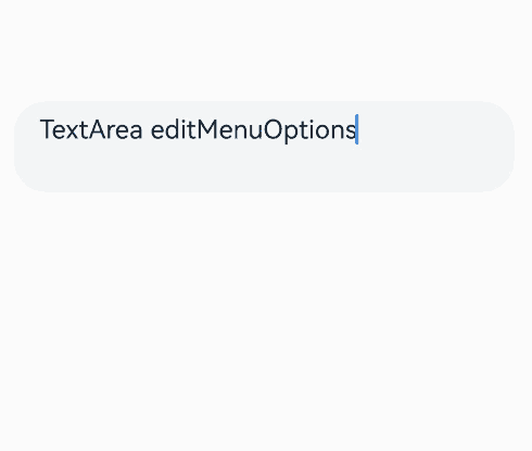 textAreaEditMenuOptions