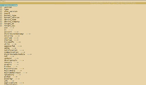 Setting parameters