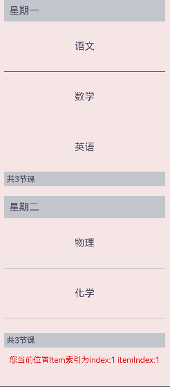 list