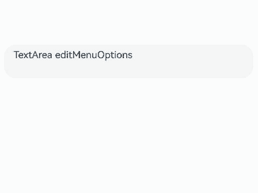 textAreaEditMenuOptions