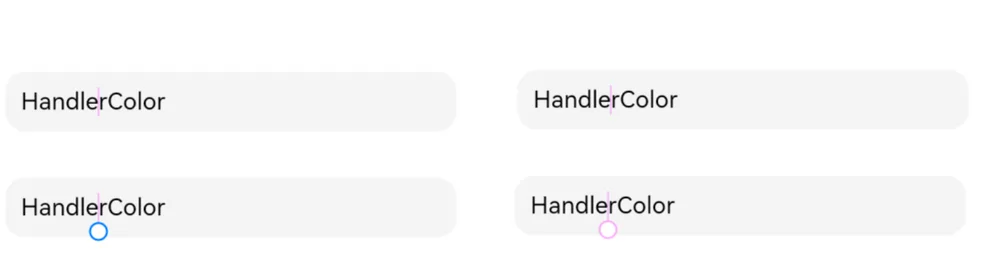 handler color change