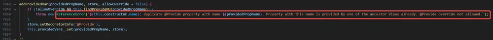 addProvidedVarDuplicateCause