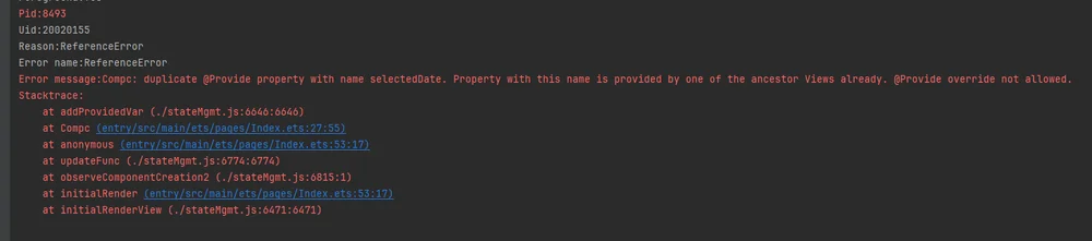 addProvidedVarDuplicateCrashLog