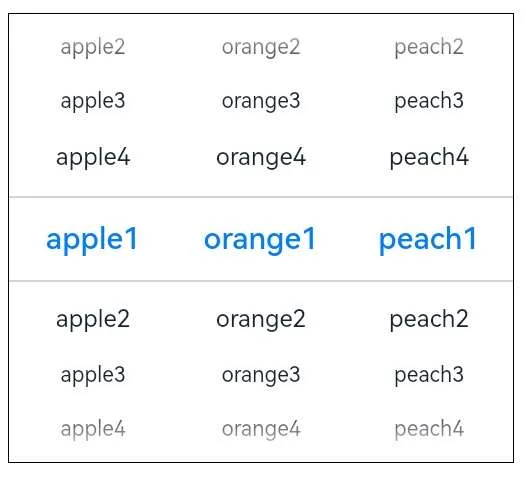 textpicker内容布局变更前