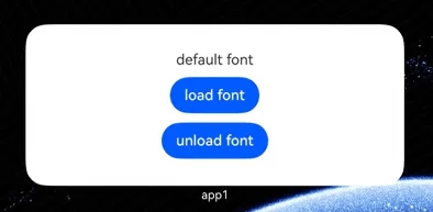 WidgetCustomFontDemo
