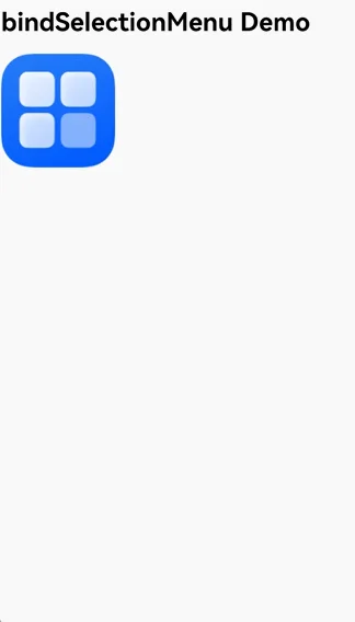 bindSelectionMenu