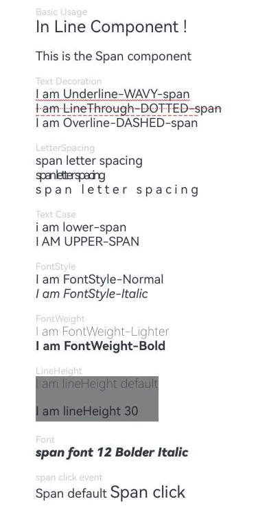 Span