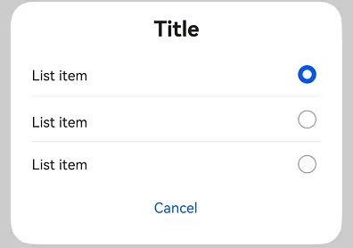 SelectDialog